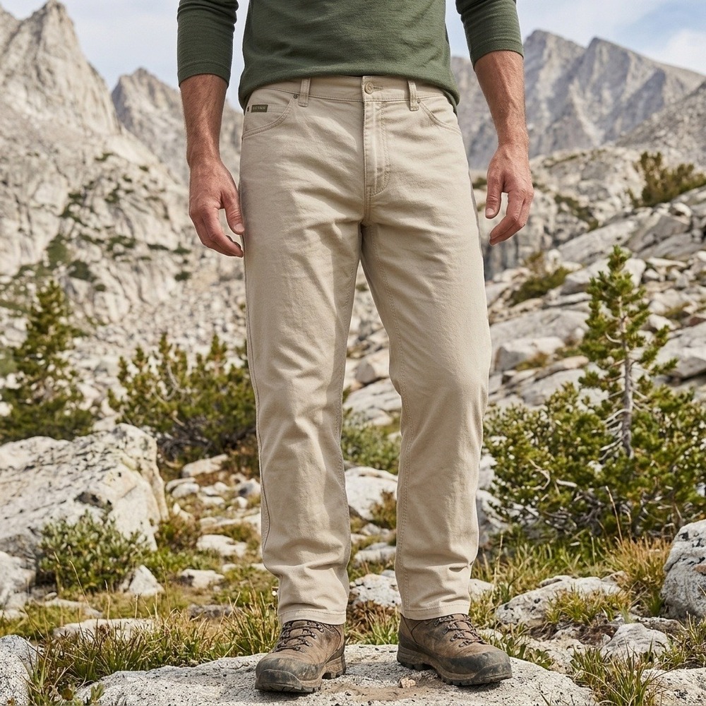 Patagonia All Wear Pants Mens 38x32 Tan Organic Cotton Straight‎ Leg Chino 55332